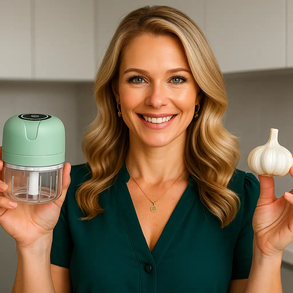 Triturique Mini Processador Alho Cebola Temperos