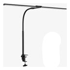 Lâmpada de Mesa LED Dupla Cabeça — Lâmpada de Arquiteto com Braço Articulado e Grampo