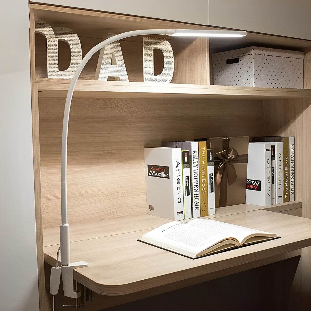 Lâmpada de Mesa LED com Braço Longo