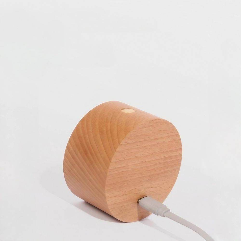 Luminária Com Bola Magnética Giratória 360°