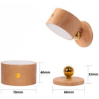 Luminária Com Bola Magnética Giratória 360°