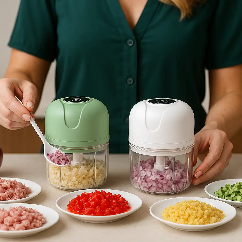 Triturique Mini Processador Alho Cebola Temperos